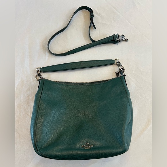 COACH Authentic Pebble Leather Shoulder and Crossbody, Size 14” x 10.5” - Picture 3 of 7